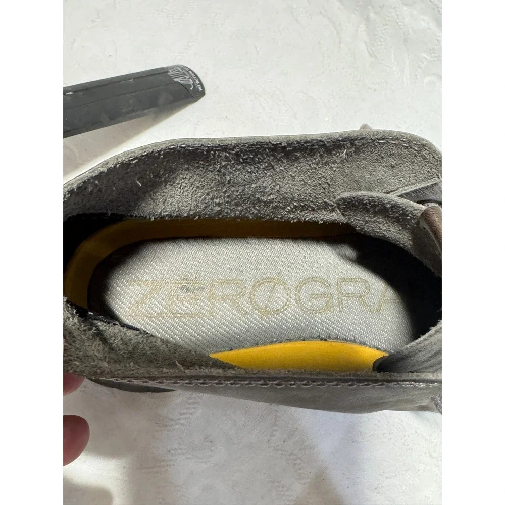 Cole‎ Haan Zerogrand Chukka Boots Men's 11 Gray Nubuck Casual